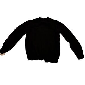 Crewcuts Black Crewneck Jacket with Ribbed Cuffs